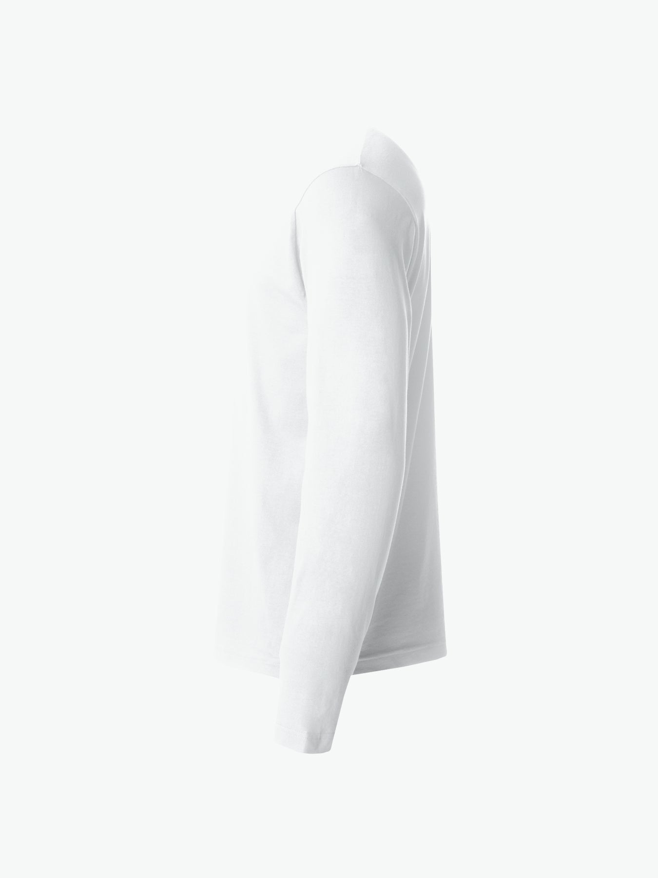 Clique Basic-T L/S - Wit T-Shirt Clique