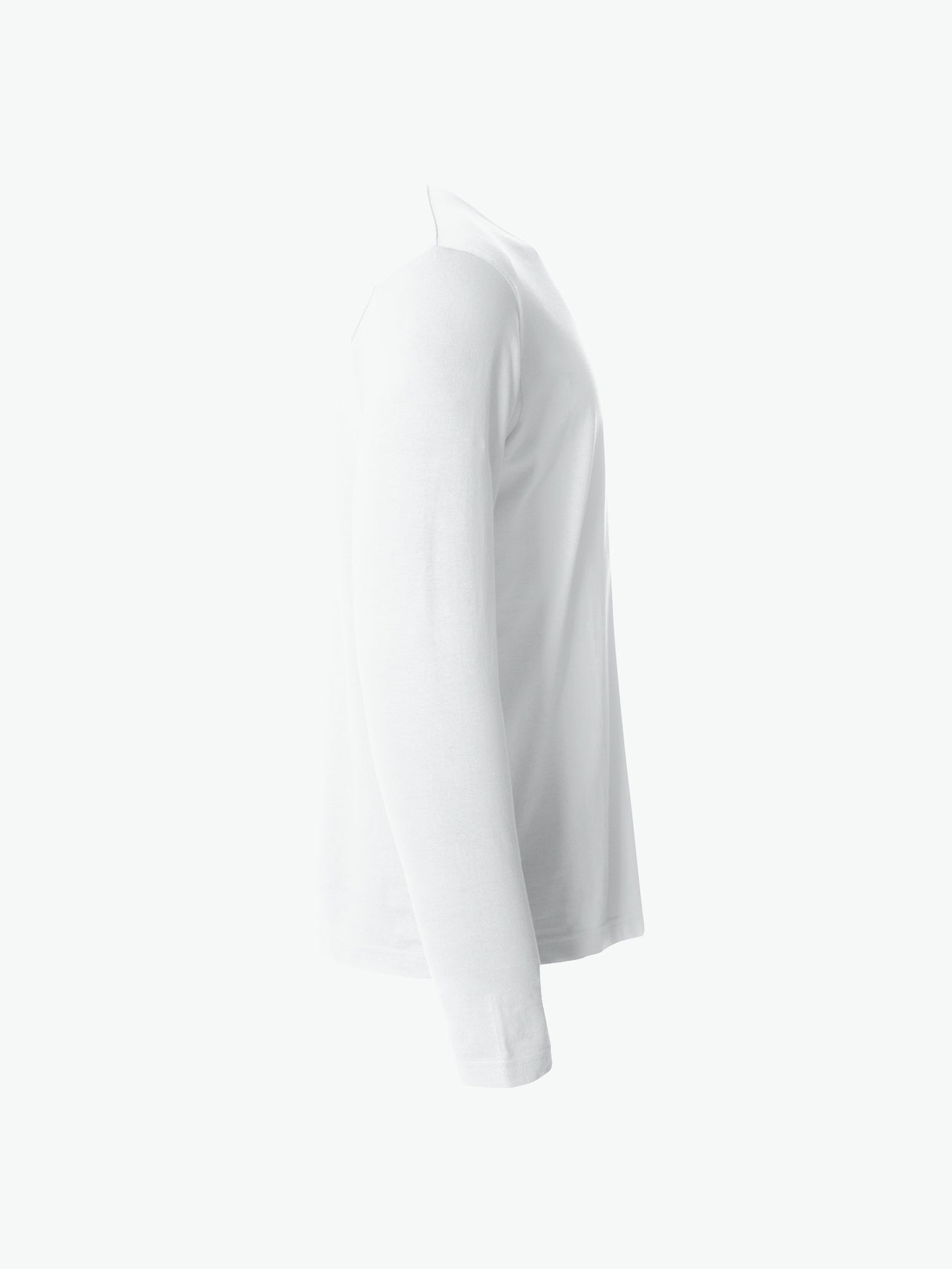 Clique Basic-T L/S - Wit T-Shirt Clique