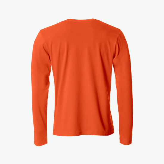 Clique Basic-T L/S - Dieporanje T-Shirt Clique