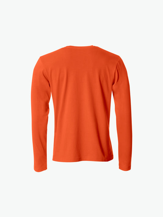 Clique Basic-T L/S - Dieporanje T-Shirt Clique