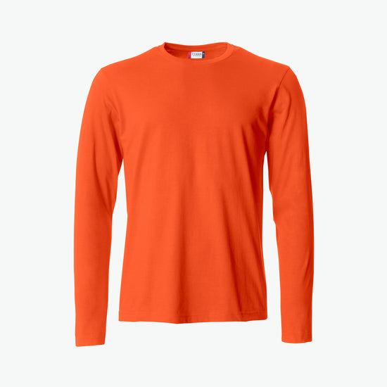 Clique Basic-T L/S - Dieporanje T-Shirt Clique XS