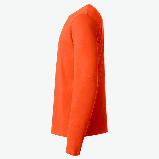 Clique Basic-T L/S - Dieporanje T-Shirt Clique