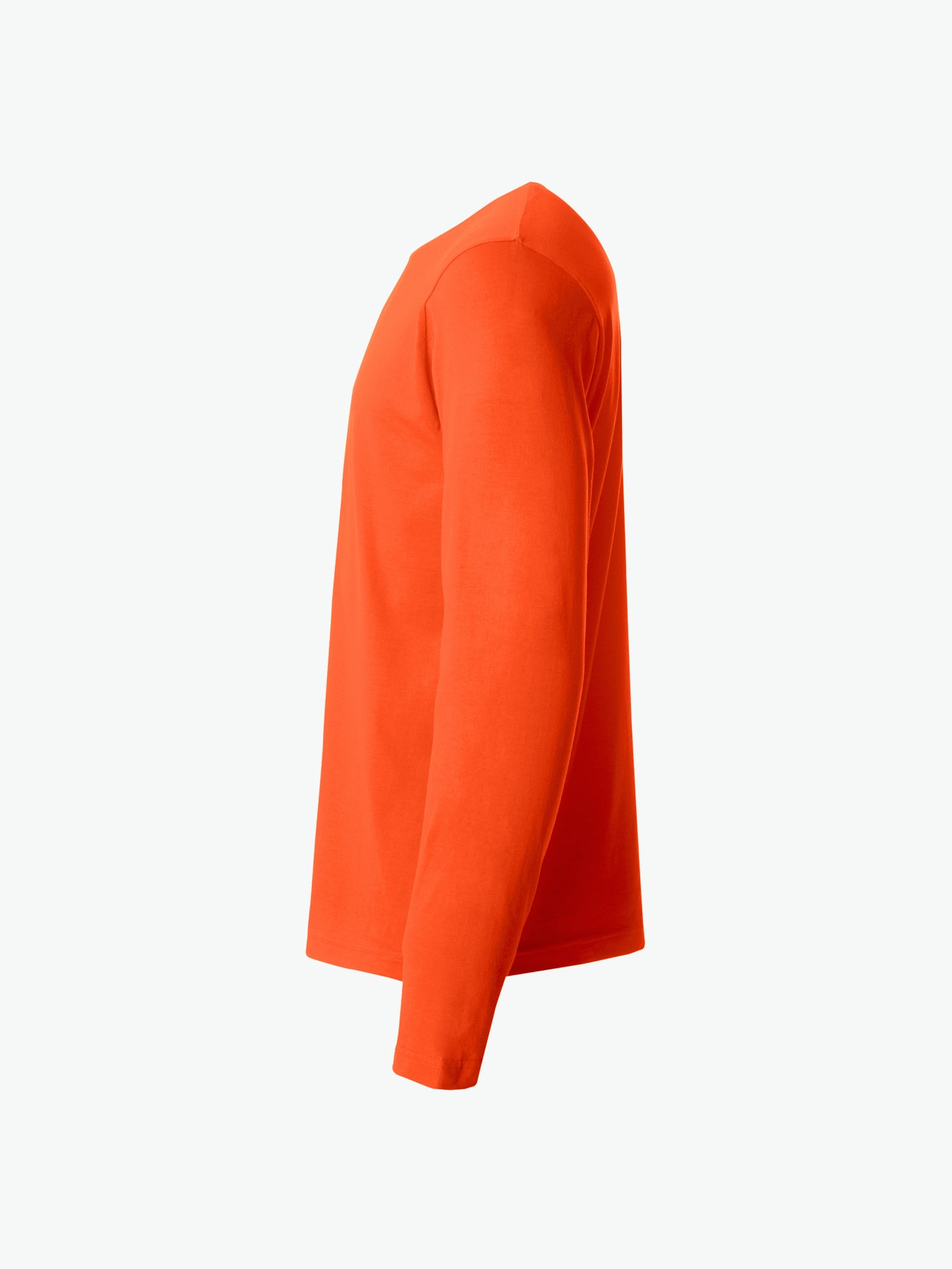 Clique Basic-T L/S - Dieporanje T-Shirt Clique