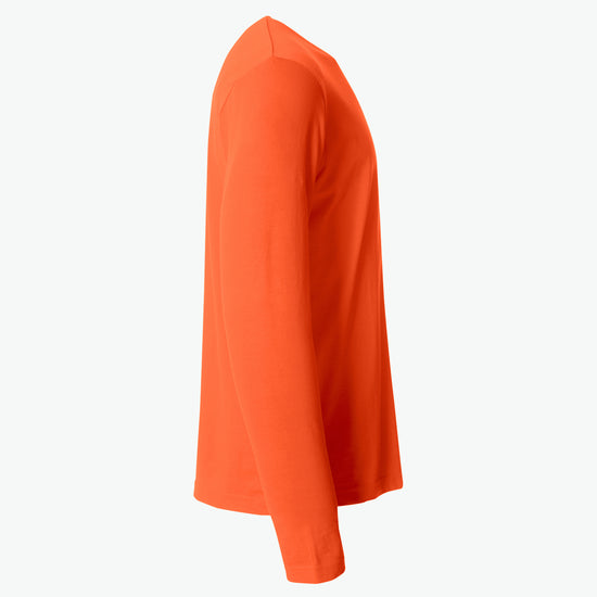 Clique Basic-T L/S - Dieporanje T-Shirt Clique