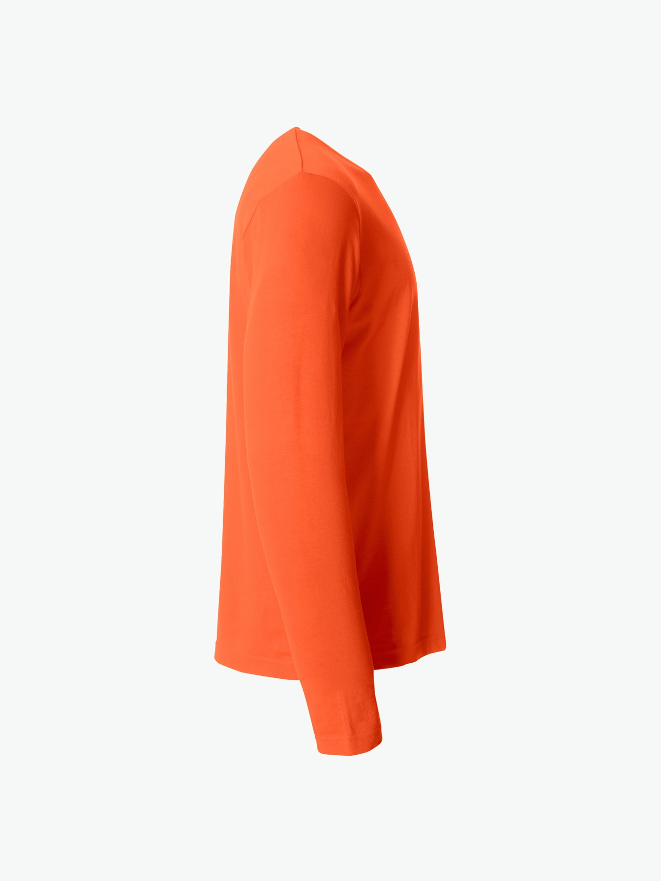 Clique Basic-T L/S - Dieporanje T-Shirt Clique