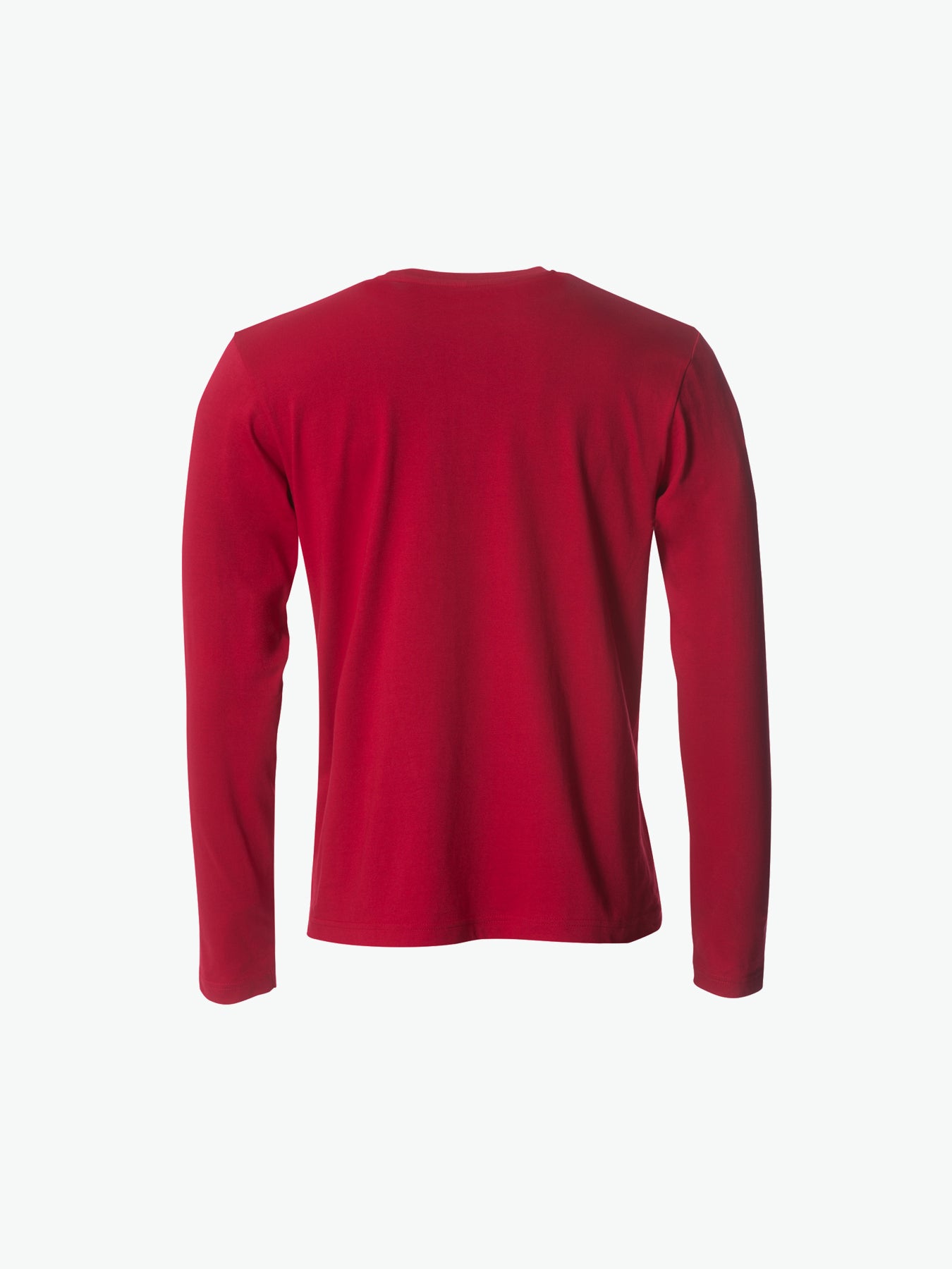 Clique Basic-T L/S - Rood T-Shirt Clique