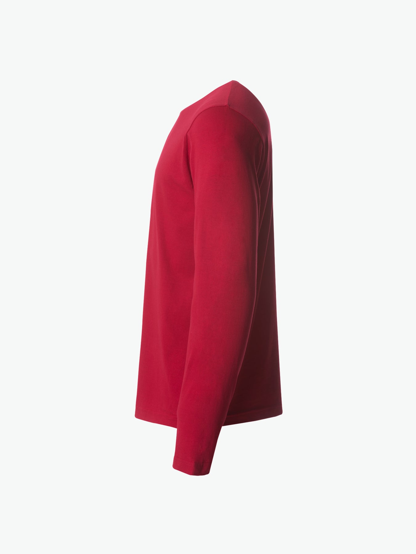 Clique Basic-T L/S - Rood T-Shirt Clique