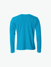 Clique Basic-T L/S - Turquoise T-Shirt Clique