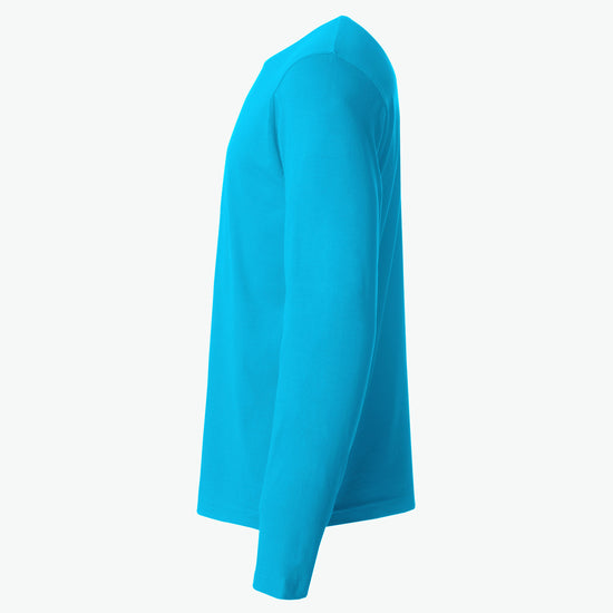 Clique Basic-T L/S - Turquoise T-Shirt Clique
