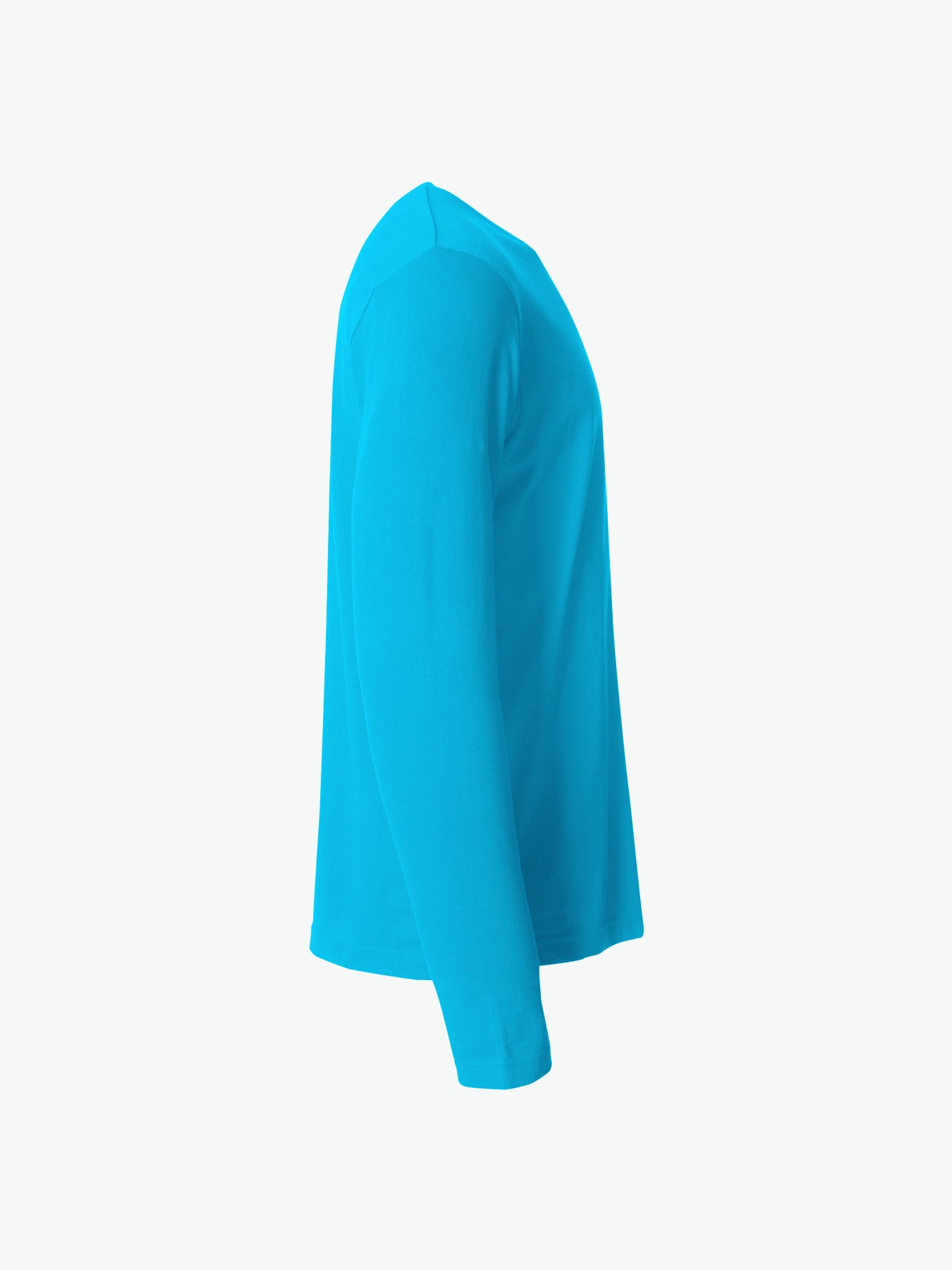 Clique Basic-T L/S - Turquoise T-Shirt Clique