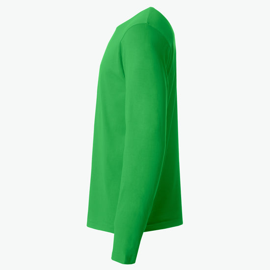 Clique Basic-T L/S - Appelgroen T-Shirt Clique