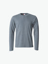 Clique Basic-T L/S - Grijsmelange T-Shirt Clique XS