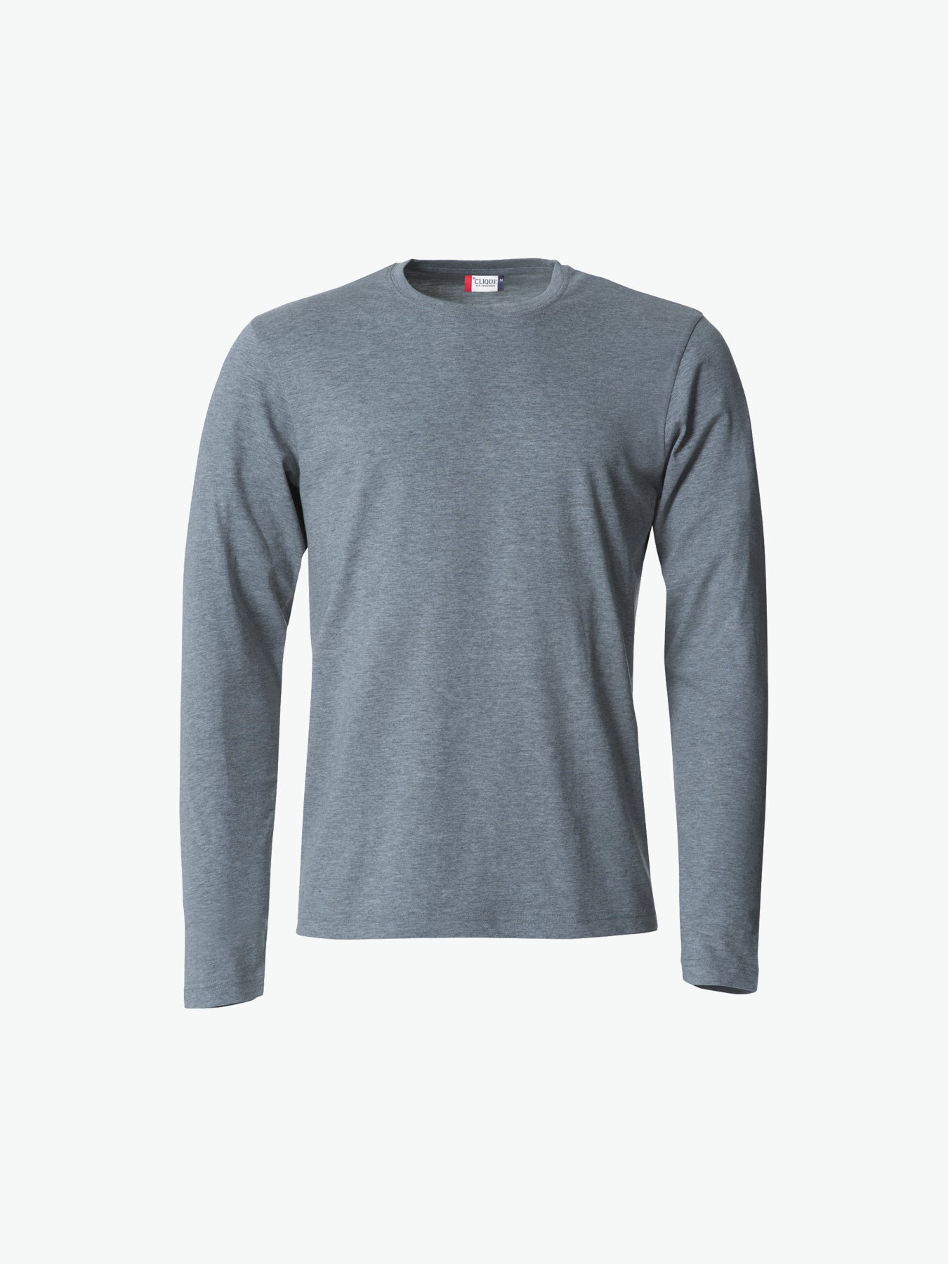 Clique Basic-T L/S - Grijsmelange T-Shirt Clique XS
