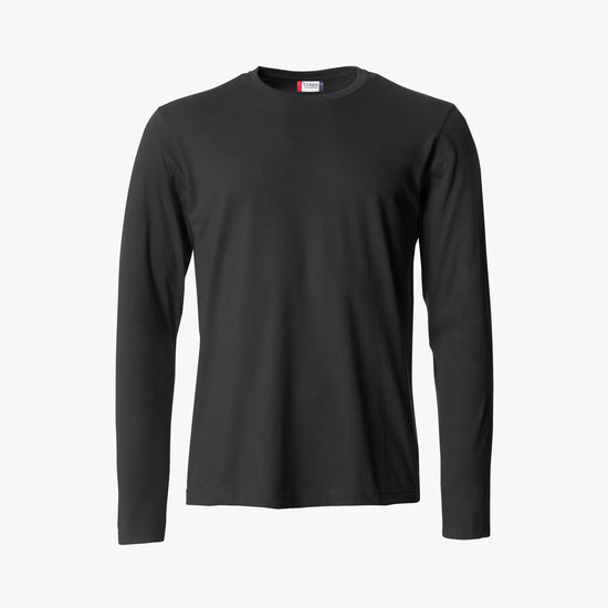 Clique Basic-T L/S - Zwart T-Shirt Clique XS