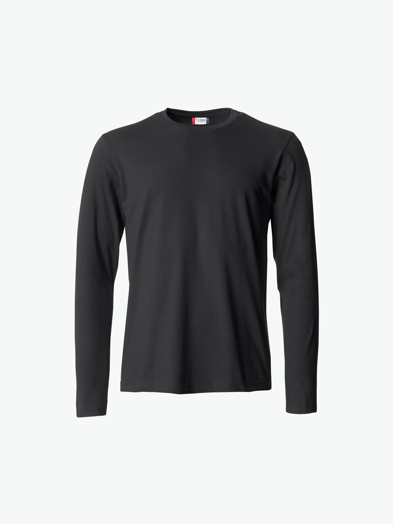 Clique Basic-T L/S - Zwart T-Shirt Clique XS