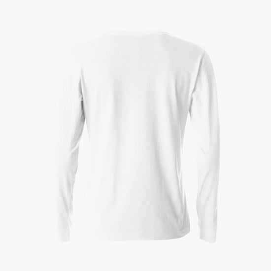 Clique Basic-T L/S Women - Wit T-Shirt Dames Clique