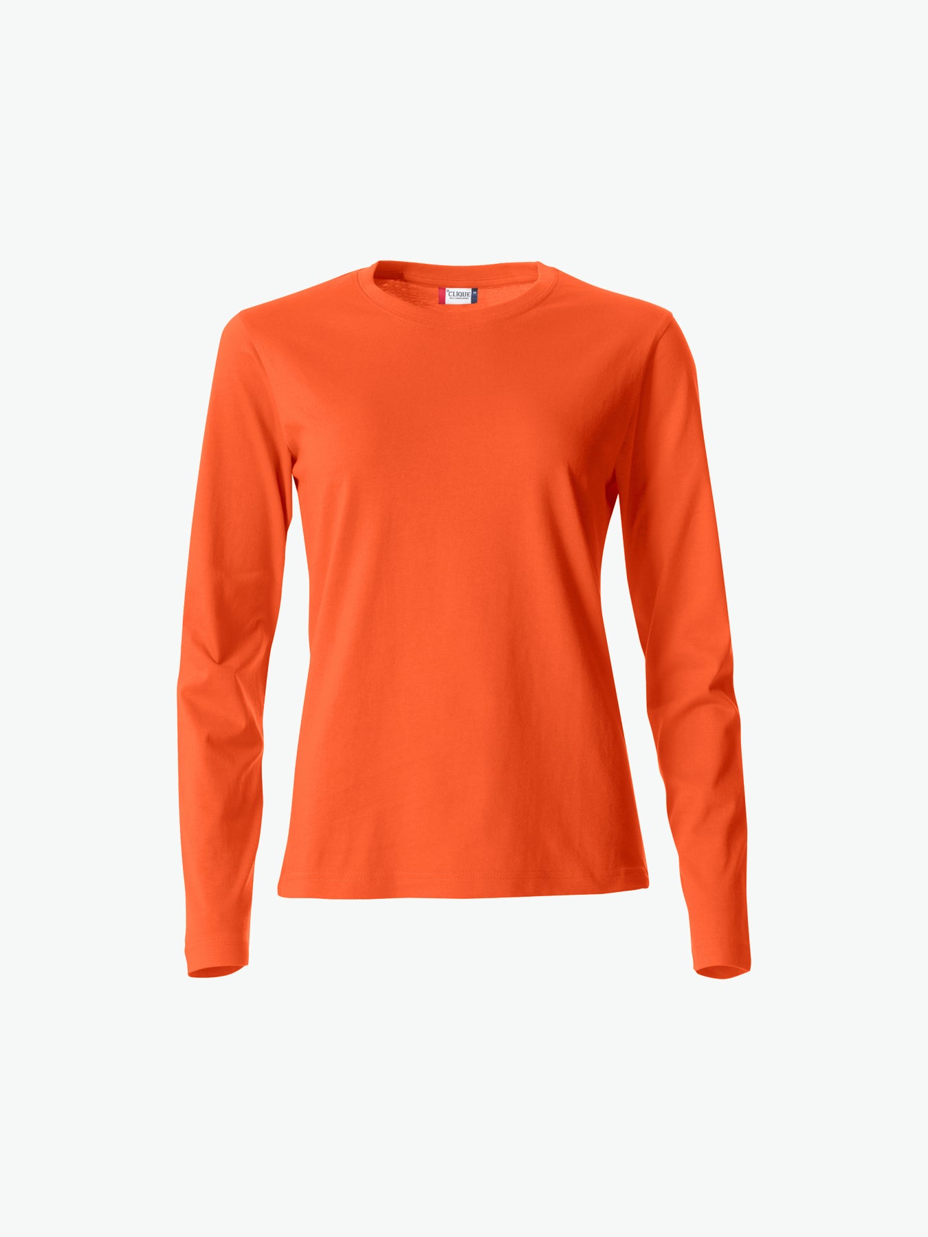 Clique Basic-T L/S Women - Dieporanje T-Shirt Dames Clique XS
