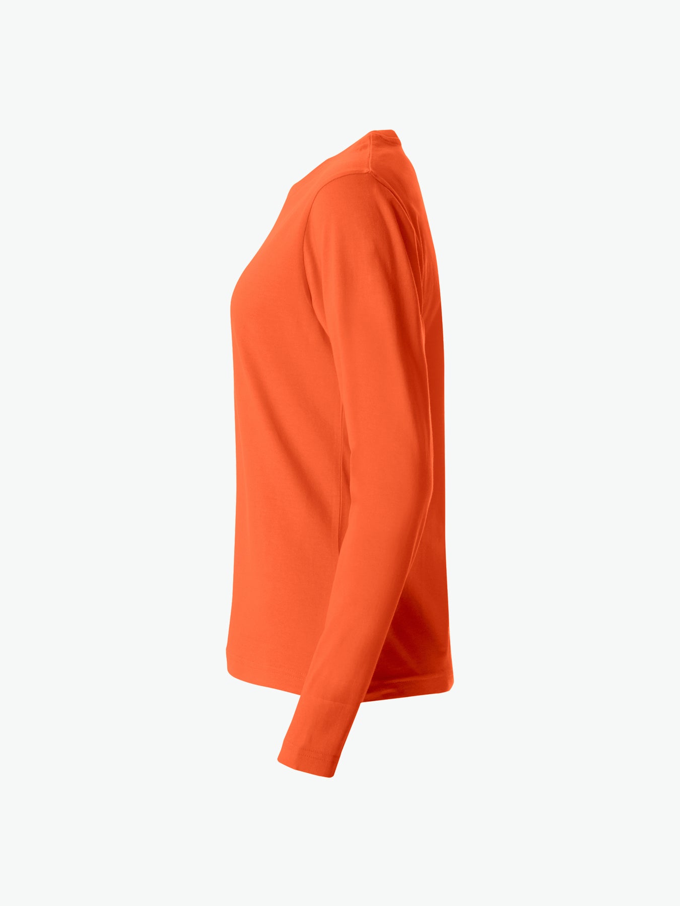 Clique Basic-T L/S Women - Dieporanje T-Shirt Dames Clique