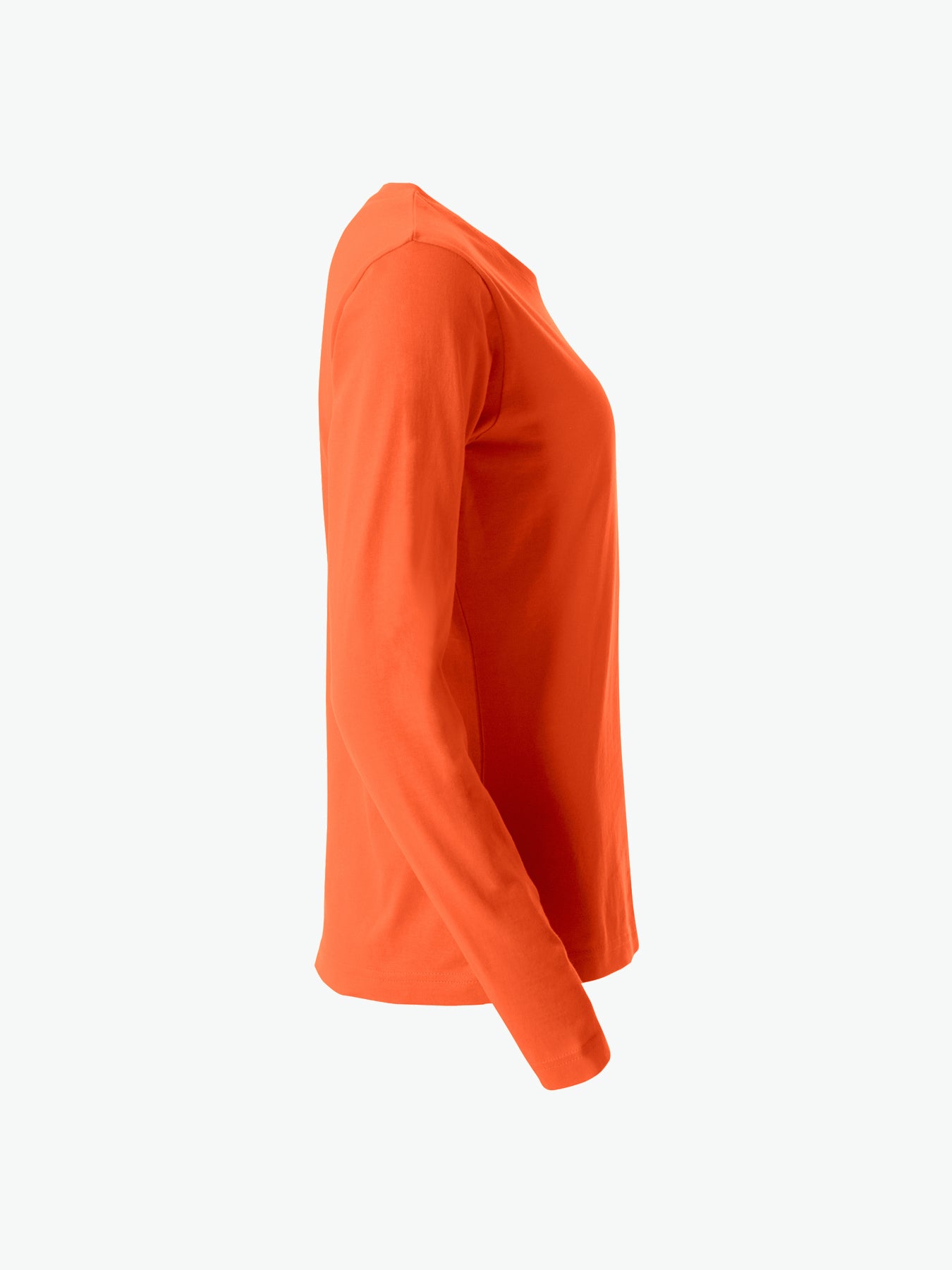 Clique Basic-T L/S Women - Dieporanje T-Shirt Dames Clique