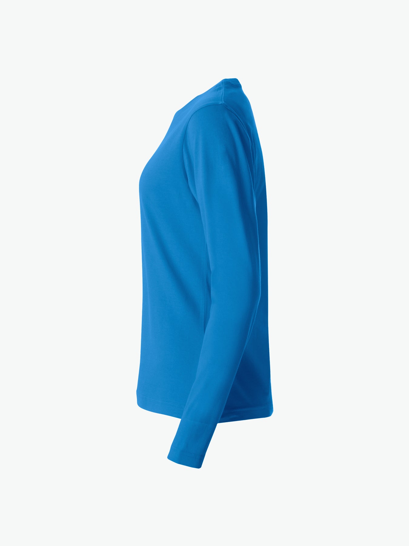 Clique Basic-T L/S Women - Kobalt T-Shirt Dames Clique