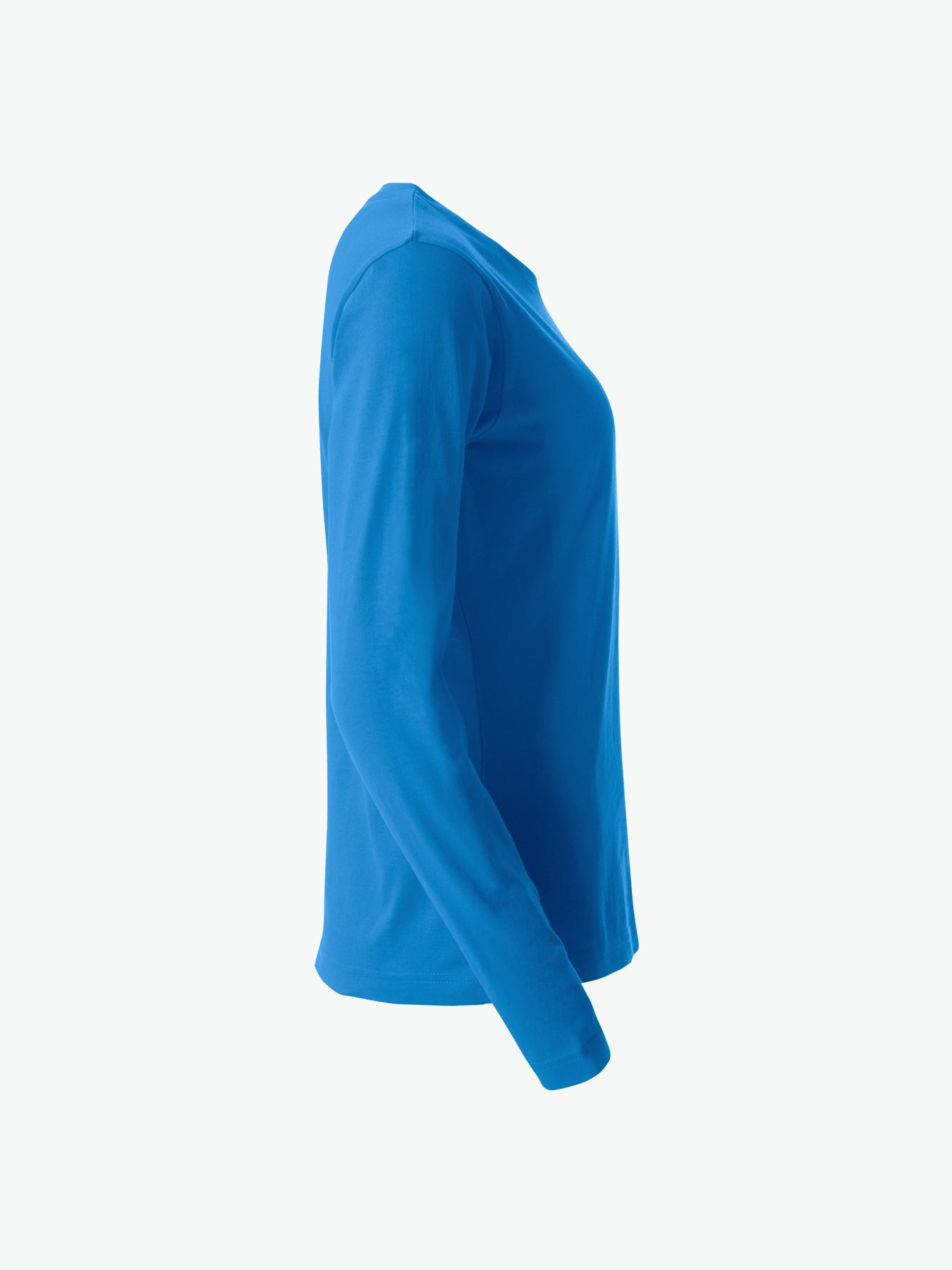 Clique Basic-T L/S Women - Kobalt T-Shirt Dames Clique