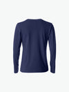 Clique Basic-T L/S Women - Dark Navy T-Shirt Dames Clique
