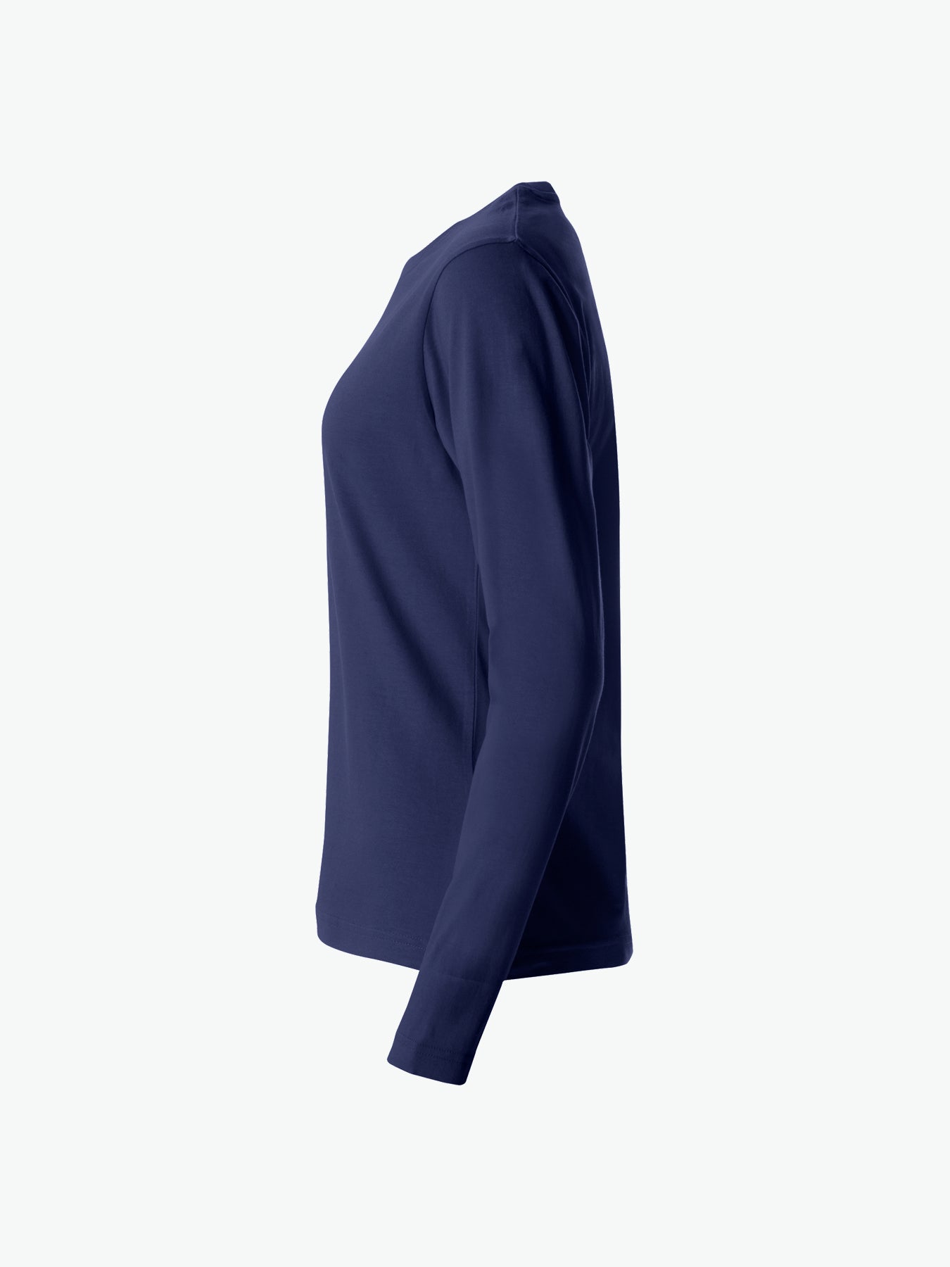 Clique Basic-T L/S Women - Dark Navy T-Shirt Dames Clique
