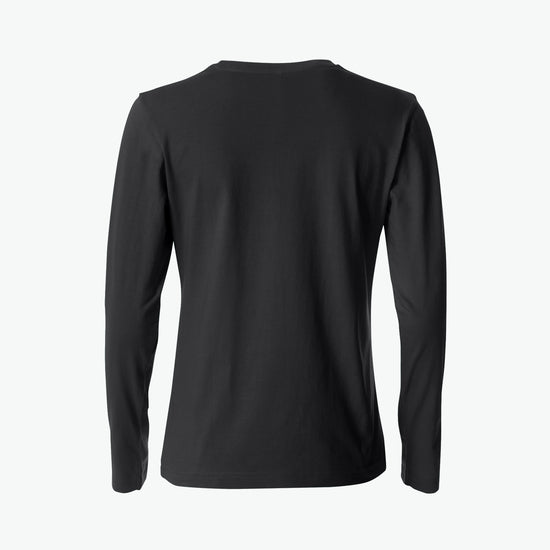 Clique Basic-T L/S Women - Zwart T-Shirt Dames Clique