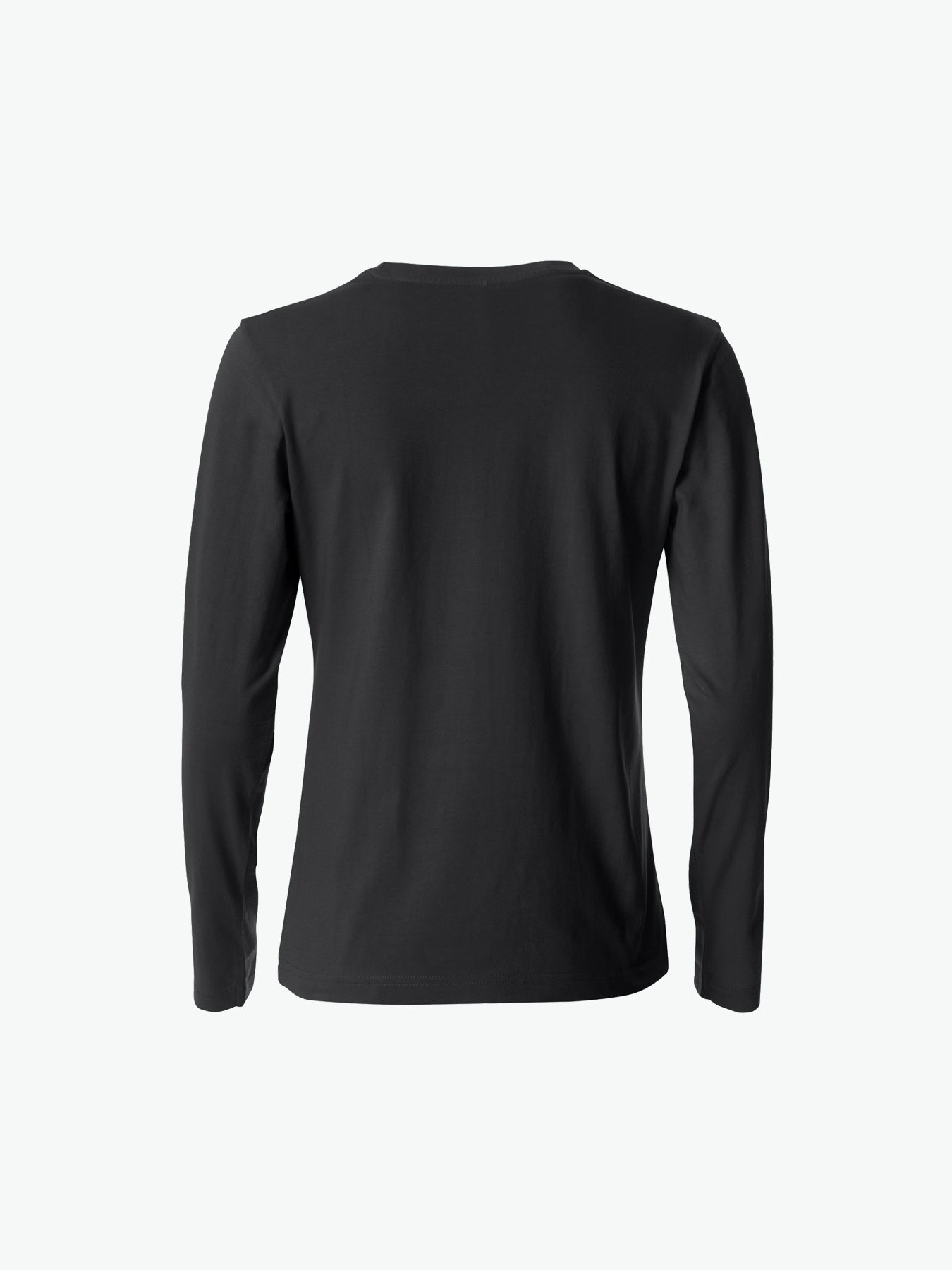 Clique Basic-T L/S Women - Zwart T-Shirt Dames Clique