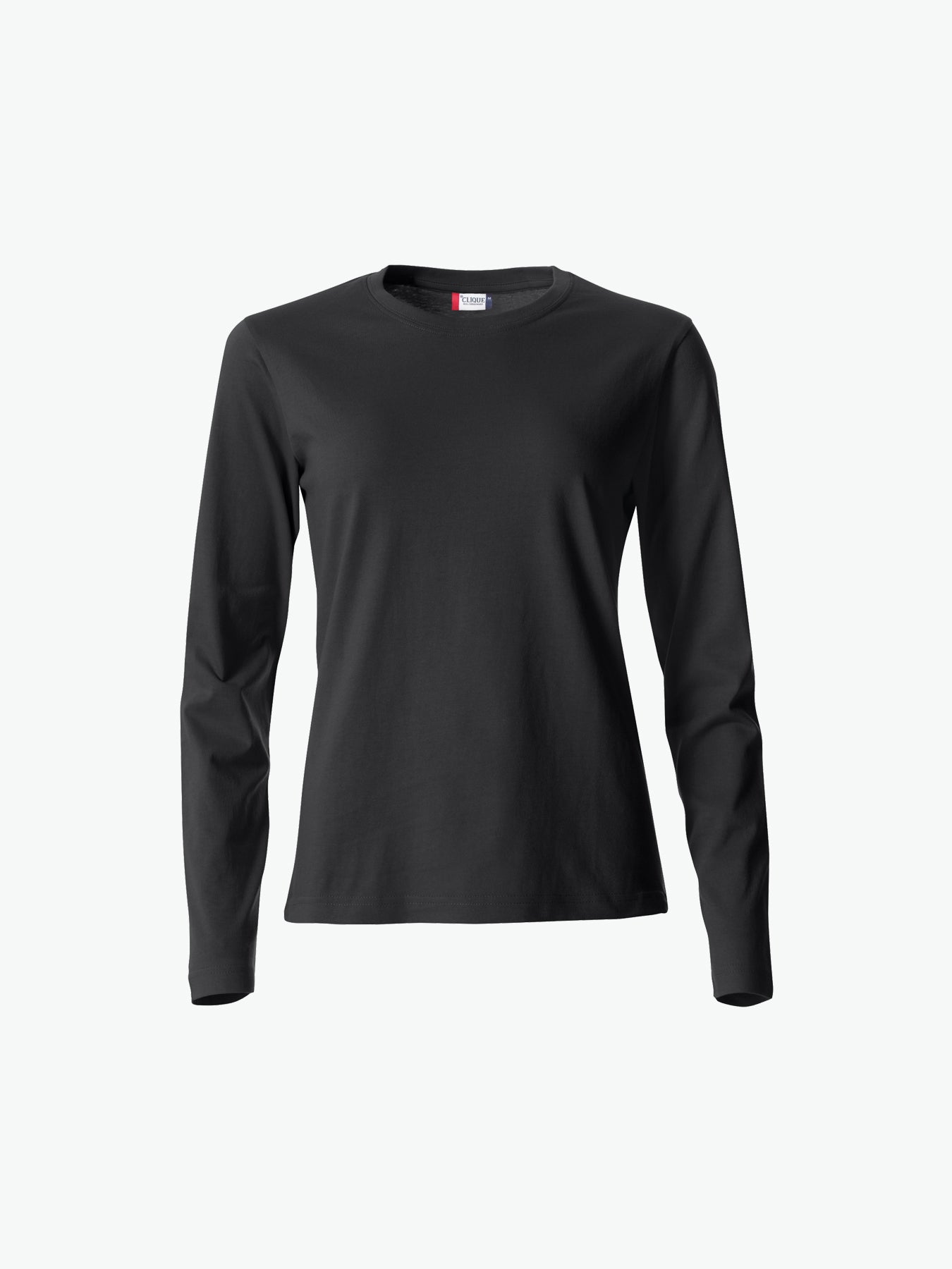 Clique Basic-T L/S Women - Zwart T-Shirt Dames Clique XS