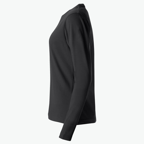 Clique Basic-T L/S Women - Zwart T-Shirt Dames Clique