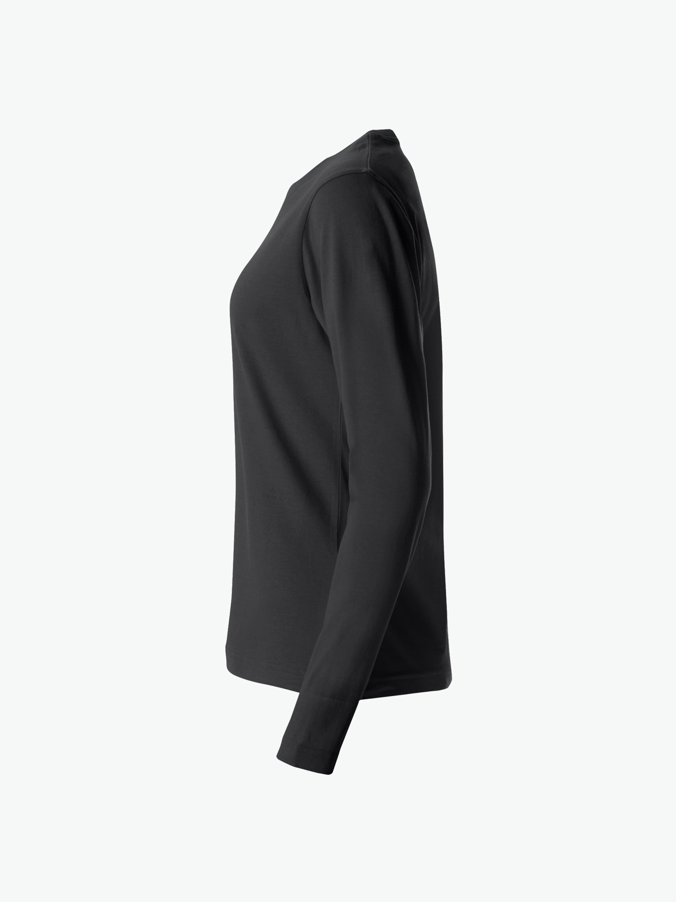 Clique Basic-T L/S Women - Zwart T-Shirt Dames Clique