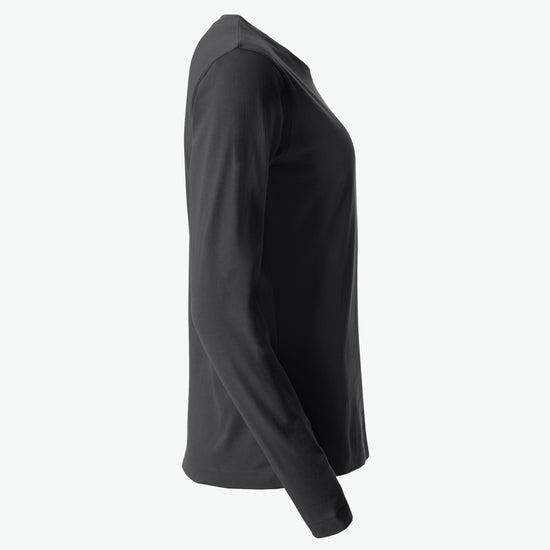 Clique Basic-T L/S Women - Zwart T-Shirt Dames Clique