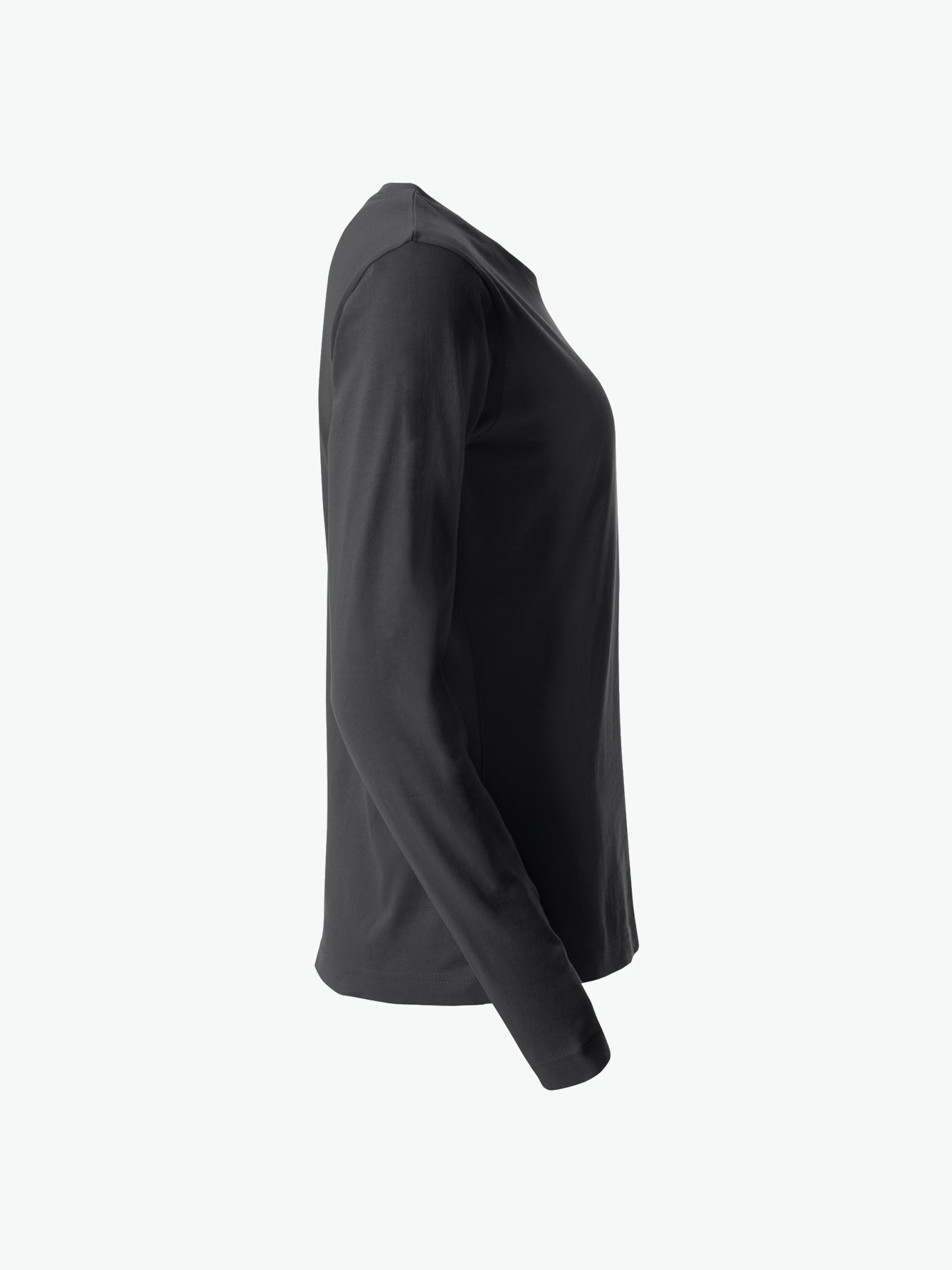 Clique Basic-T L/S Women - Zwart T-Shirt Dames Clique