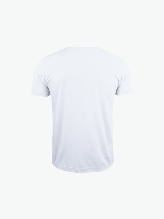 Clique Basic-T V-neck - Wit T-Shirt Clique