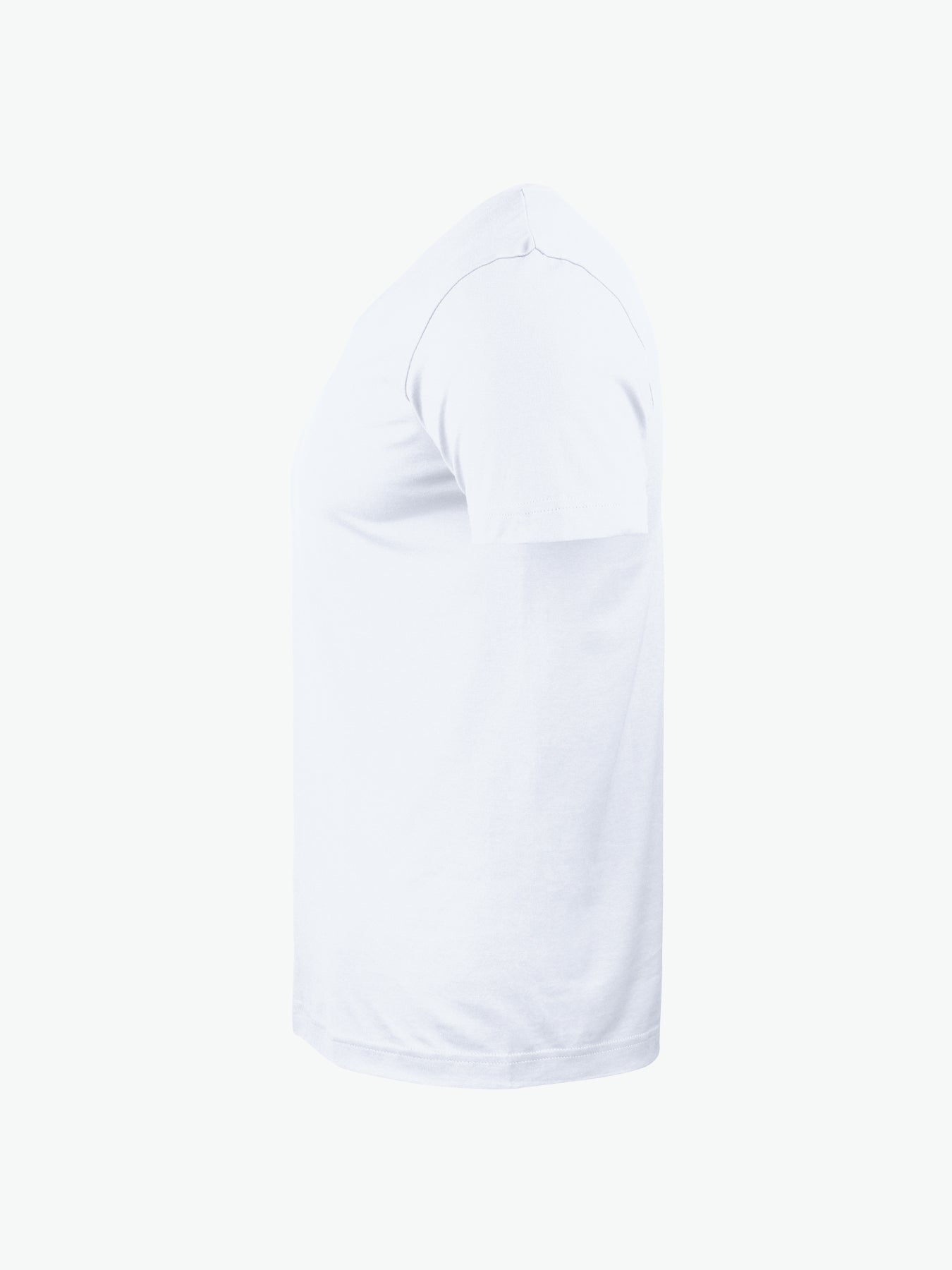 Clique Basic-T V-neck - Wit T-Shirt Clique