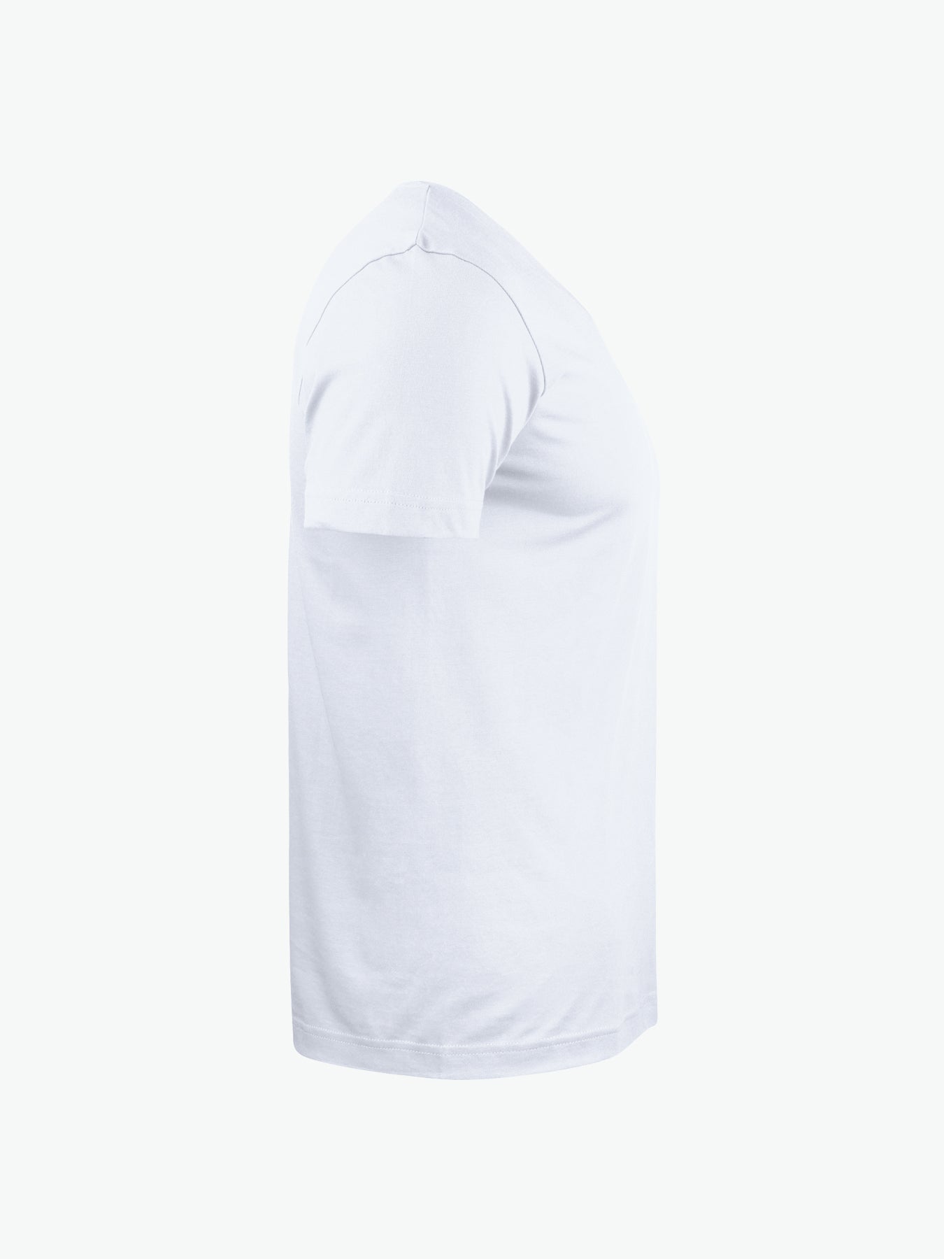 Clique Basic-T V-neck - Wit T-Shirt Clique