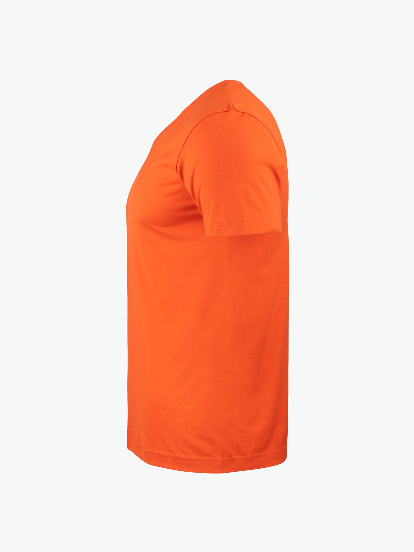 Clique Basic-T V-neck - Dieporanje T-Shirt Clique
