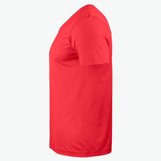 Clique Basic-T V-neck - Rood T-Shirt Clique
