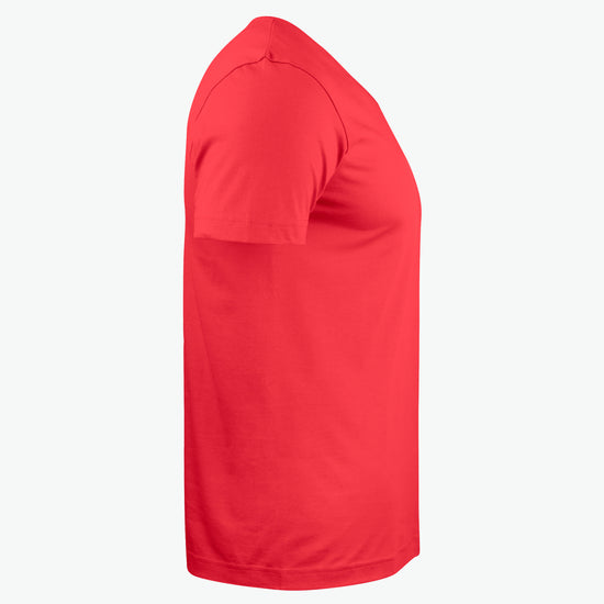Clique Basic-T V-neck - Rood T-Shirt Clique