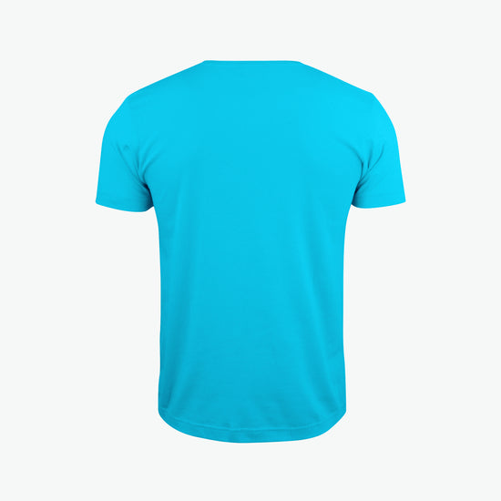 Clique Basic-T V-neck - Turquoise T-Shirt Clique