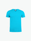 Clique Basic-T V-neck - Turquoise T-Shirt Clique XS