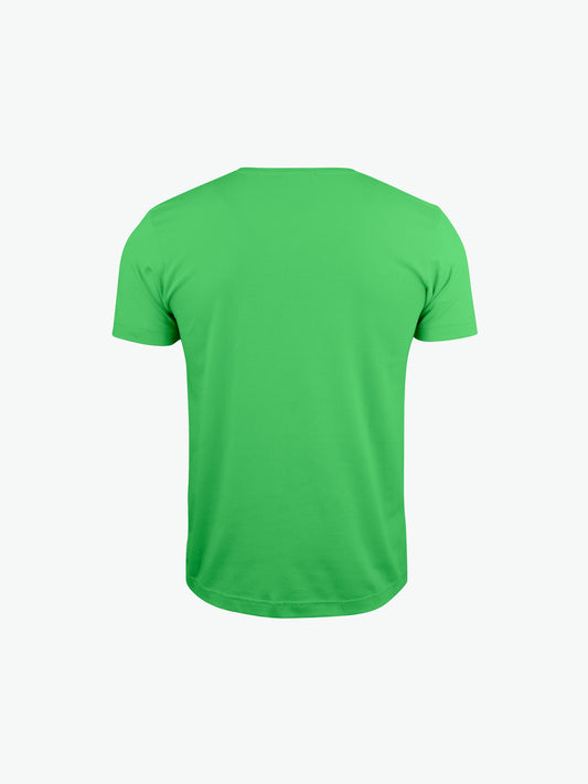 Clique Basic-T V-neck - Appelgroen T-Shirt Clique