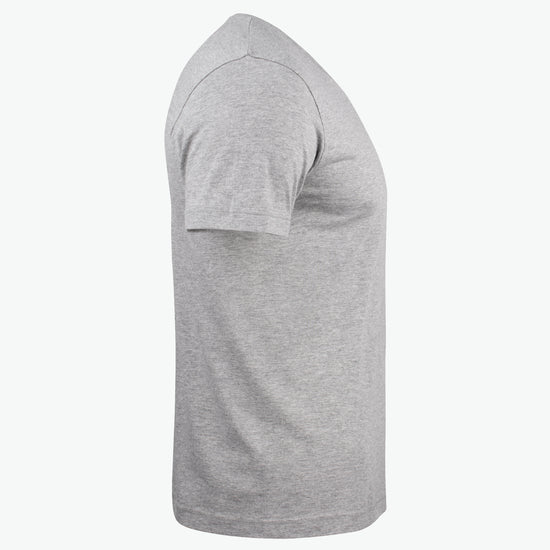 Clique Basic-T V-neck - Grijsmelange T-Shirt Clique