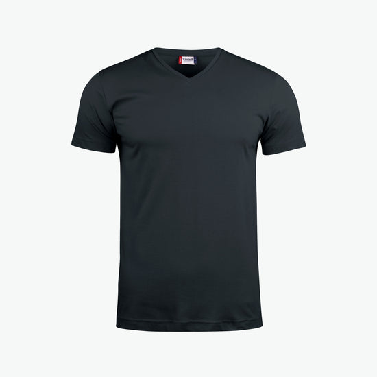 Clique Basic-T V-neck - Zwart T-Shirt Clique XS