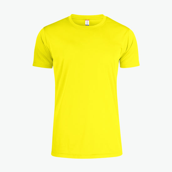 Clique Basic Active-T - Signaalgeel T-Shirt Clique XS
