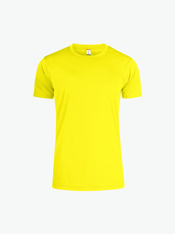 Clique Basic Active-T - Signaalgeel T-Shirt Clique XS