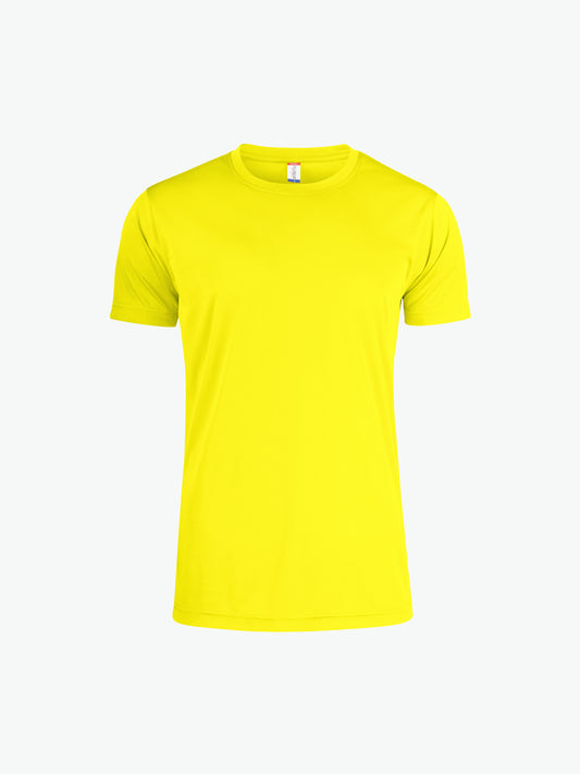 Clique Basic Active-T - Signaalgeel T-Shirt Clique XS