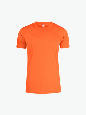 Clique Basic Active-T - Signaaloranje T-Shirt Clique XS