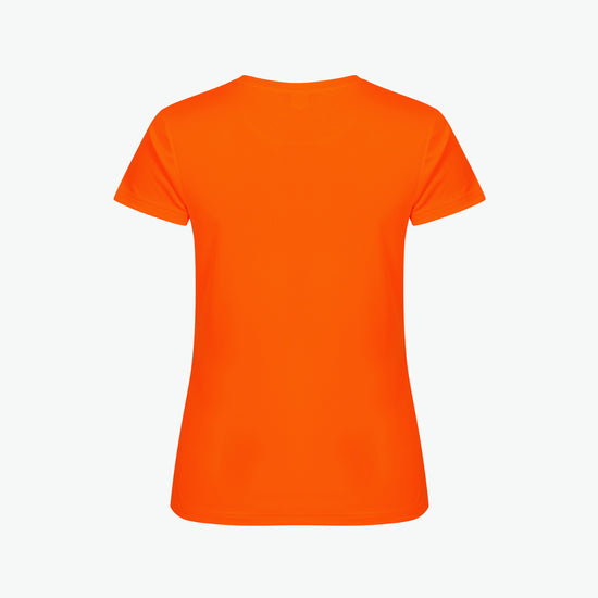 Clique Basic Active-T Women - Signaaloranje T-Shirt Dames Clique